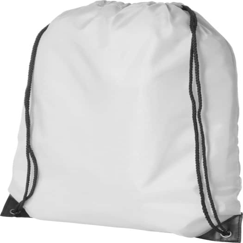 Drastin - Giftology 210D Polyster Drawstring Bag - White