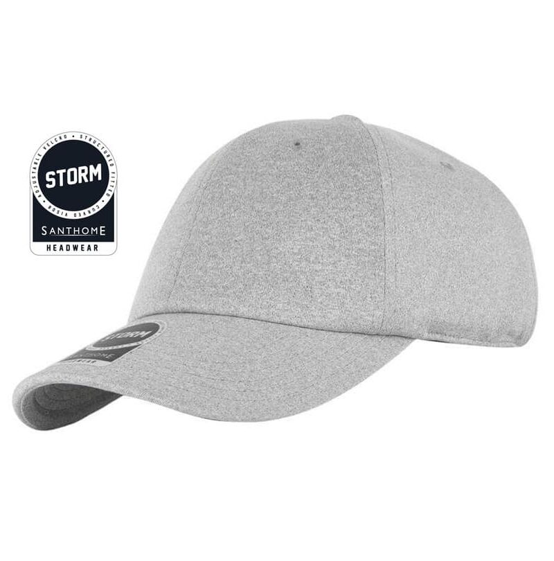 Storm - Santhome Textured 6-panel Cap - Grey
